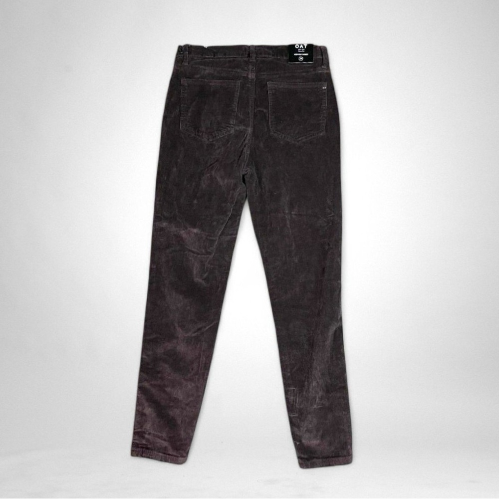 Oat New York Corduroy Skinny Pants in Color Dark Brown Size 32 - Picture 3 of 5